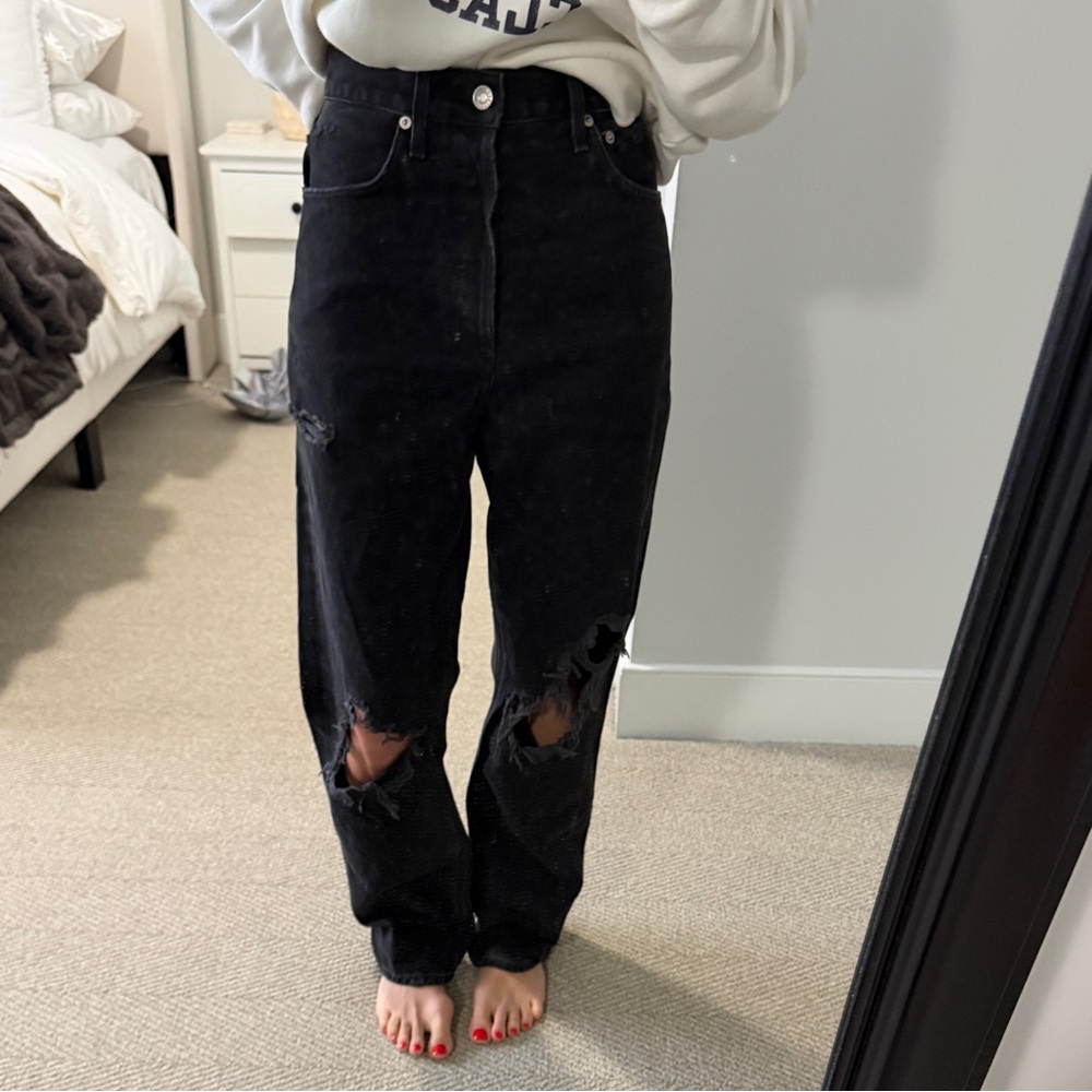 Agolde 90's Mid Rise Fit Loose - Picture 2 of 7